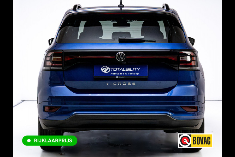 Volkswagen T-Cross 1.5 TSI R-Line | Beats Audio | Keyless | Stoelverwarming | Adaptive Cruise+Travel Assist | Matrix Led Navigatie, Camera + PDC V+A, Digi Dash,  Privacy Glas, Zwarte Hemel, Carplay/Android