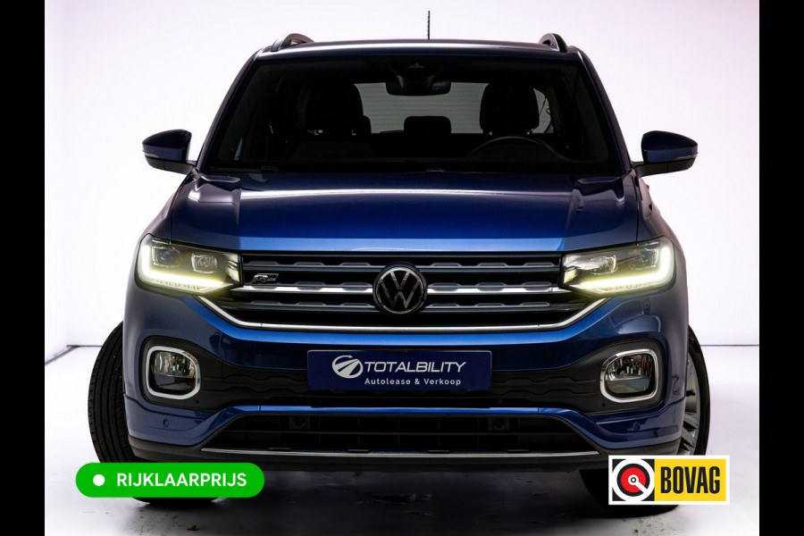 Volkswagen T-Cross 1.5 TSI R-Line | Beats Audio | Keyless | Stoelverwarming | Adaptive Cruise+Travel Assist | Matrix Led Navigatie, Camera + PDC V+A, Digi Dash,  Privacy Glas, Zwarte Hemel, Carplay/Android