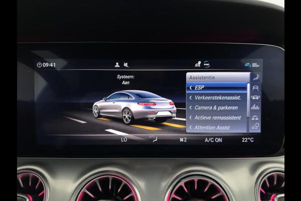 Mercedes-Benz E-Klasse Coupé 220 d AMG-Styling Premium Plus Aut. *PANO | LEATHER-MICROFIBRE | BURMESTER | ADAPTIVE-CRUISE | BLINDSPOT | MULTIBEAM-LED | MEMORY-PACK | TOPVIEW | KEYLESS | HEATED-SPORTSEATS | WIDESCREEN | AMBIENTLIGHT | SHIFTPADDLES | ..