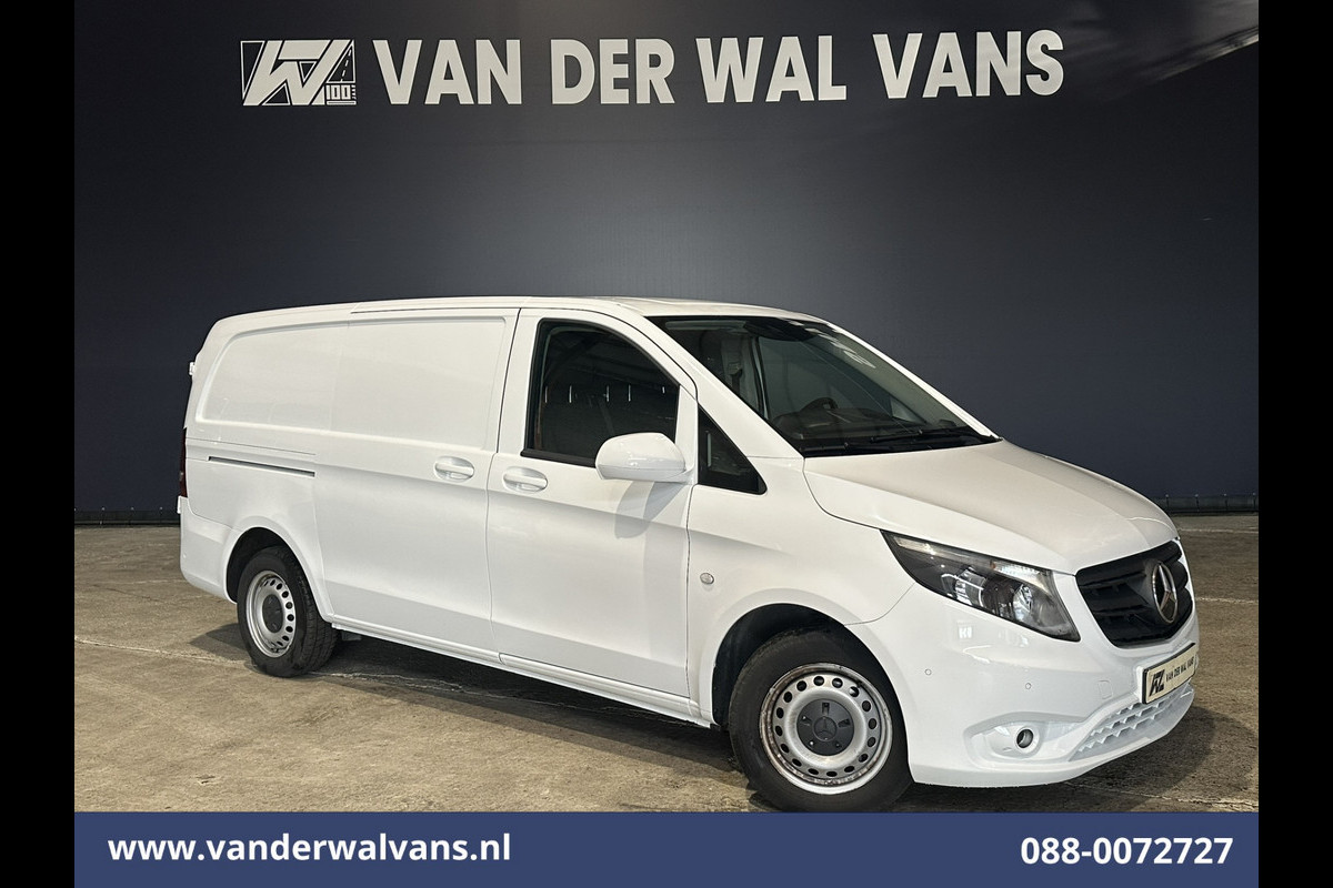 Mercedes-Benz Vito 114 CDI 136pk L2H1 Euro6 Airco | Camera | Navigatie | Cruisecontrol | Apple Carplay Android Auto, Parkeersensoren, Bijrijdersbank, Bumper in de kleur.