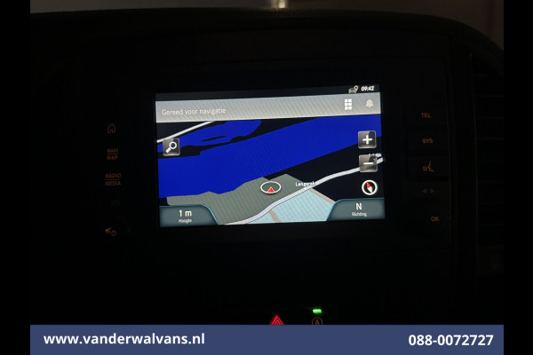 Mercedes-Benz Vito 114 CDI 136pk L2H1 Euro6 Airco | Camera | Navigatie | Cruisecontrol | Apple Carplay Android Auto, Parkeersensoren, Bijrijdersbank, Bumper in de kleur.