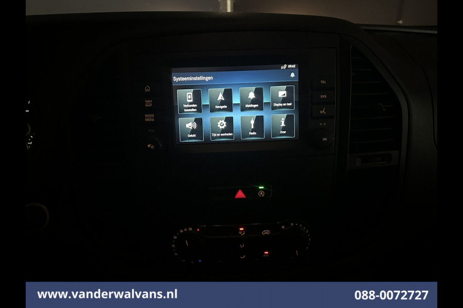 Mercedes-Benz Vito 114 CDI 136pk L2H1 Euro6 Airco | Camera | Navigatie | Cruisecontrol | Apple Carplay Android Auto, Parkeersensoren, Bijrijdersbank, Bumper in de kleur.