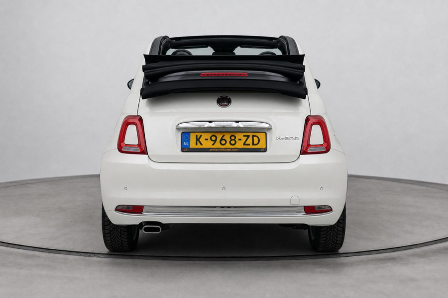 Fiat 500C 1.0 Hybrid Star | Navigatie | Apple Carplay | Climate control | Parkeersensoren | Half leder