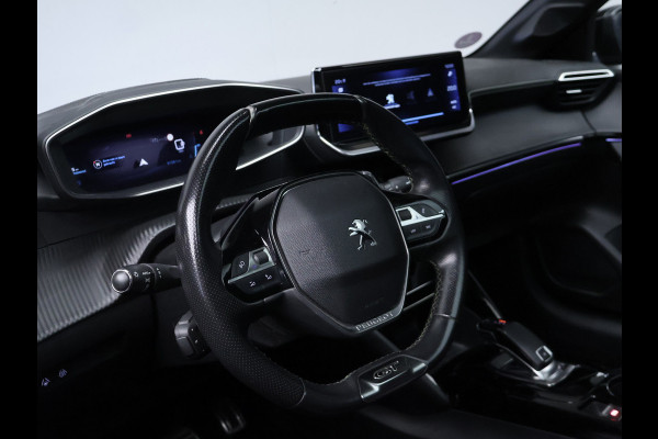 Peugeot 208 1.2 PureTech GT-Line Sport PANORAMADAK,APPLE CARPLAY,SFEER VERLICHTING,LEDER,ELECTRISCHE STOELEN,STOELVERWARMING,PDC)