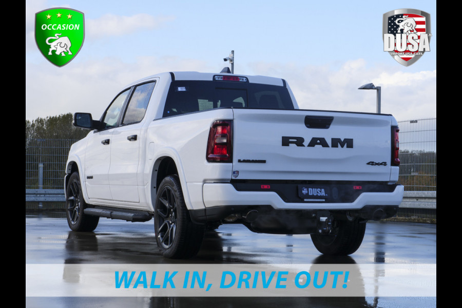 Dodge Ram 1500 | Laramie | Night | 3.0L I6 Hurricane | Crew Cab | 4X4 | 14,4-inch Touchscreen | Passenger Display | Getoonde accessoires zijn verkrijgbaar tegen meerprijs