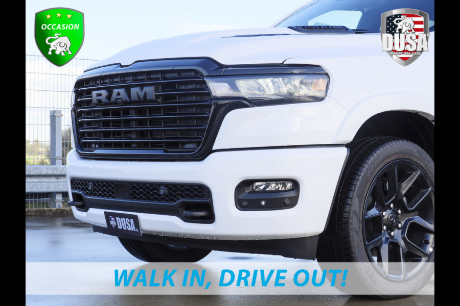 Dodge Ram 1500 | Laramie | Night | 3.0L I6 Hurricane | Crew Cab | 4X4 | 14,4-inch Touchscreen | Passenger Display | Getoonde accessoires zijn verkrijgbaar tegen meerprijs