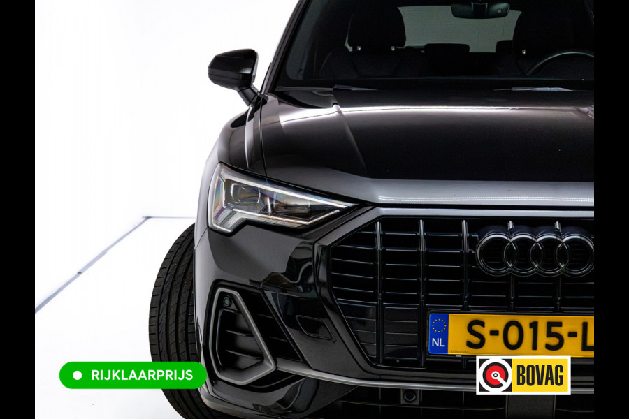 Audi Q3 35 TFSI 3x S-Line Pro Line | 20"LMV | Cruise | Stoelverw. | Elec klep | Elec. verst. stoelen | App. connect | Navigatie, PDC V+A, Sfeerverlichting, Subwoofer , Keyless