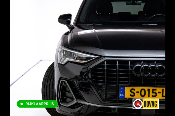 Audi Q3 35 TFSI 3x S-Line Pro Line | 20"LMV | Cruise | Stoelverw. | Elec klep | Elec. verst. stoelen | App. connect | Navigatie, PDC V+A, Sfeerverlichting, Subwoofer , Keyless