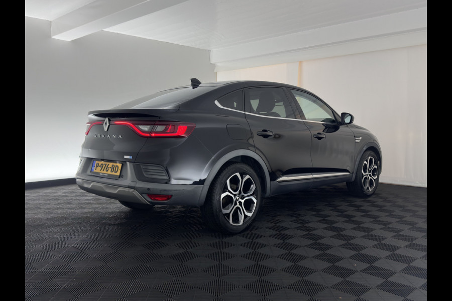 Renault Arkana 1.6 E-Tech Hybrid 145 Intens (INCL-BTW) *AUT | LEATHER-MICROFIBRE | FULL-LED | DIGI-COCKPIT | LANE-ASSIST | BLIND-SPOT | NAVI-FULLMAP | AMBIENT-LIGHT | CAMERA | KEYLESS | DAB+ | COMFORT-SEATS | PRVACY-GLASS | 18''ALU*