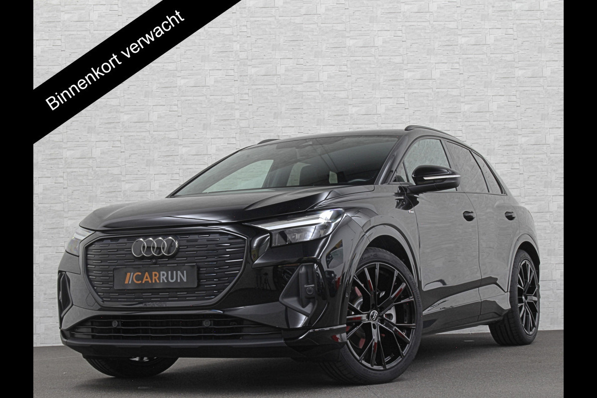 Audi Q4 e-tron 40 S-Line | Sportstoelen | Headup | Leder | 20" | MMI Pro | Zwarte hemelbekleding | 6x Q4 OP VOORRAAD! | Wegklapbare Trekhaak | Privacyglas | Btw auto | 28885,= ex btw. | Bovag garantie.