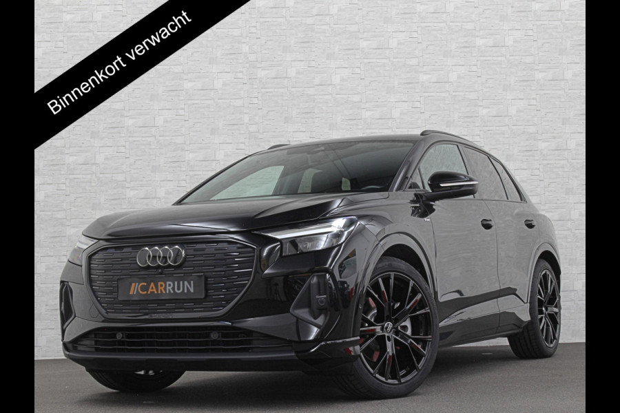 Audi Q4 e-tron 40 S-Line | Sportstoelen | Headup | Leder | 20" | MMI Pro | Zwarte hemelbekleding | 6x Q4 OP VOORRAAD! | Wegklapbare Trekhaak | Privacyglas | Btw auto | 28885,= ex btw. | Bovag garantie.