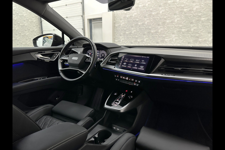 Audi Q4 e-tron 40 S-Line | Sportstoelen | Headup | Leder | 20" | MMI Pro | Zwarte hemelbekleding | 6x Q4 OP VOORRAAD! | Wegklapbare Trekhaak | Privacyglas | Btw auto | 28885,= ex btw. | Bovag garantie.