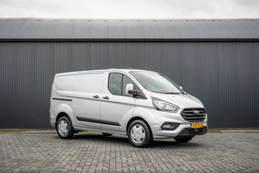 Ford Transit Custom 2.0 EcoBlue L1H1 | Automaat | 3-Zits | Camera | Carplay | Cruise | PDC | Airco | Trekhaak