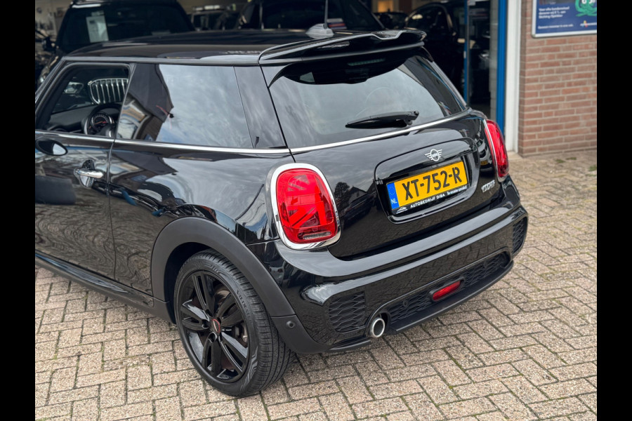 MINI 3-deurs 1.5 Cooper JCW 2019 ZWART NAVI LEDER LM NAP!
