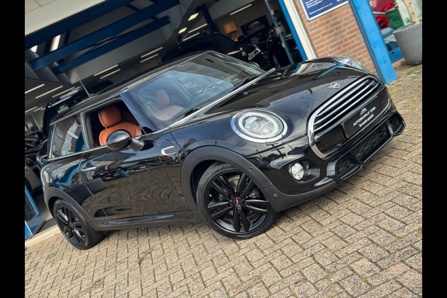 MINI 3-deurs 1.5 Cooper JCW 2019 ZWART NAVI LEDER LM NAP!