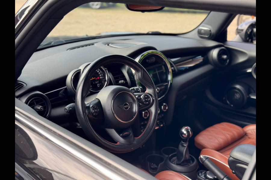 MINI 3-deurs 1.5 Cooper JCW 2019 ZWART NAVI LEDER LM NAP!