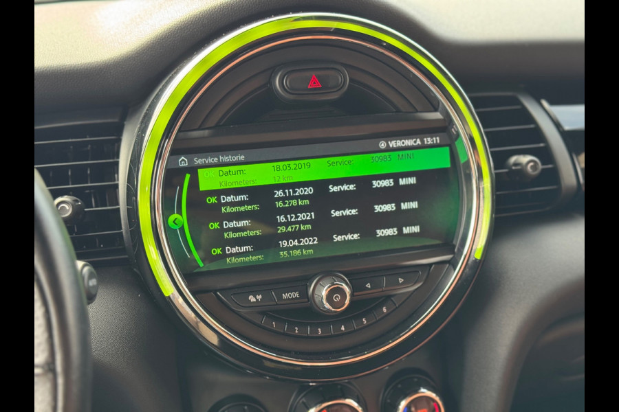 MINI 3-deurs 1.5 Cooper JCW 2019 ZWART NAVI LEDER LM NAP!