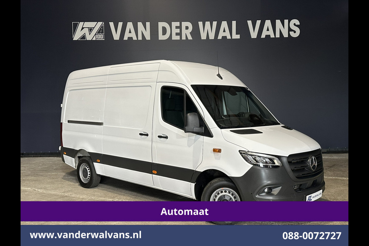 Mercedes-Benz Sprinter 317 CDI 170pk 9G-Tronic Automaat L2H2 Euro6 Airco | Camera | Navigatie | LED | Cruisecontrol | Stoelverwarming Chauffeursstoel, Parkeersensoren, Bijrijdersbank