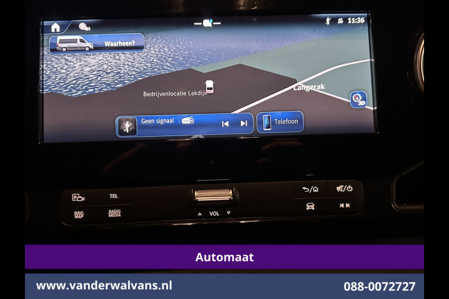 Mercedes-Benz Sprinter 317 CDI 170pk 9G-Tronic Automaat L2H2 Euro6 Airco | Camera | Navigatie | LED | Cruisecontrol | Stoelverwarming Chauffeursstoel, Parkeersensoren, Bijrijdersbank