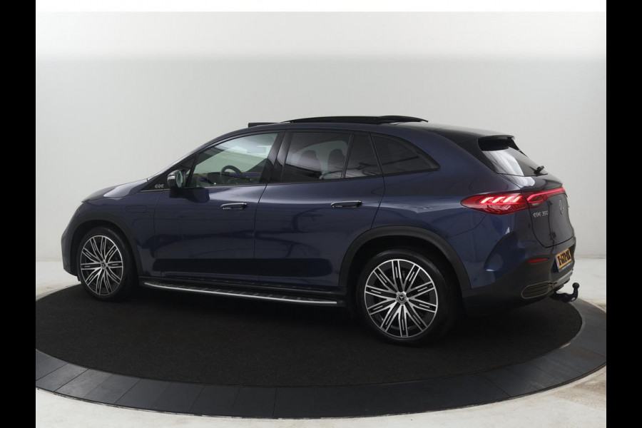 Mercedes-Benz EQE SUV 350 4Matic AMG Line 91 kWh | SOH 97.1% | Panoramadak | Trekhaak | Head up | 360 camera | Adaptive cruise | Stoelkoeling | Memory |