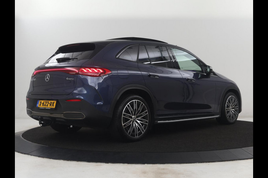 Mercedes-Benz EQE SUV 350 4Matic AMG Line 91 kWh | SOH 97.1% | Panoramadak | Trekhaak | Head up | 360 camera | Adaptive cruise | Stoelkoeling | Memory |