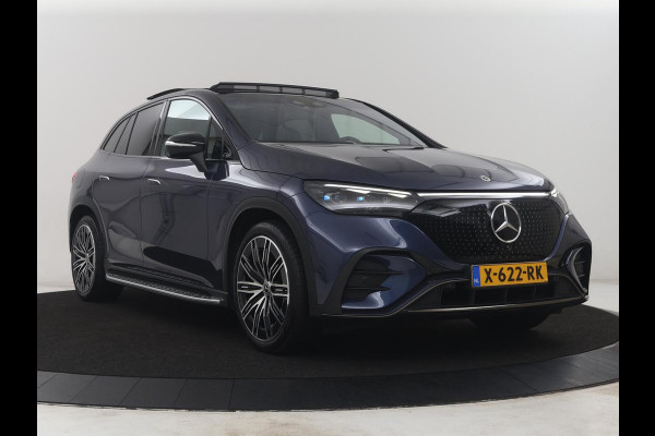 Mercedes-Benz EQE SUV 350 4Matic AMG Line 91 kWh | SOH 97.1% | Panoramadak | Trekhaak | Head up | 360 camera | Adaptive cruise | Stoelkoeling | Memory |