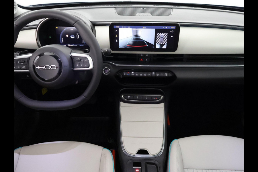 Fiat 600 1.2 Hybrid La Prima Bicolore | Garantie tot 05-2035!* | Apple Carplay & AndroidAUTO | Dodehoek detectie | Parkeersensoren