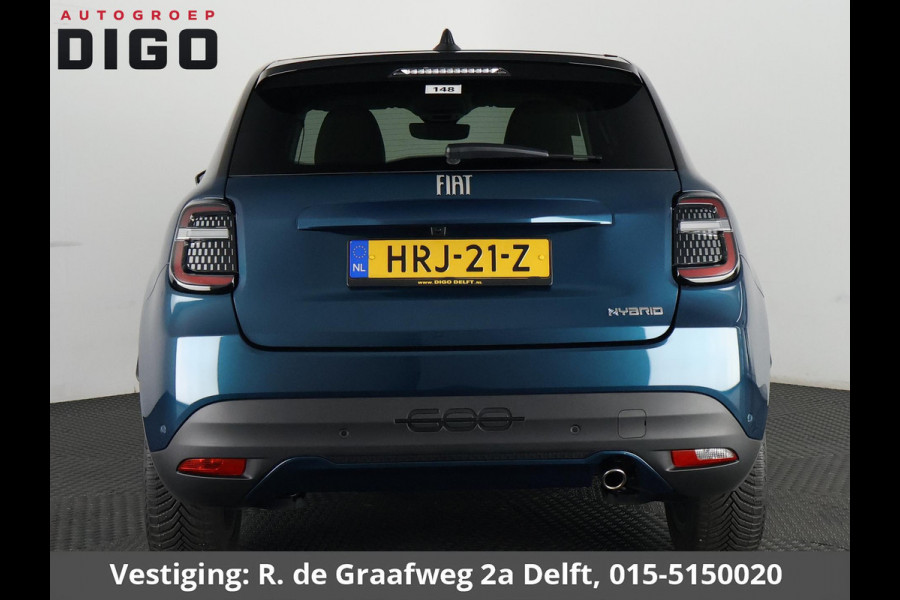 Fiat 600 1.2 Hybrid La Prima Bicolore | Garantie tot 05-2035!* | Apple Carplay & AndroidAUTO | Dodehoek detectie | Parkeersensoren