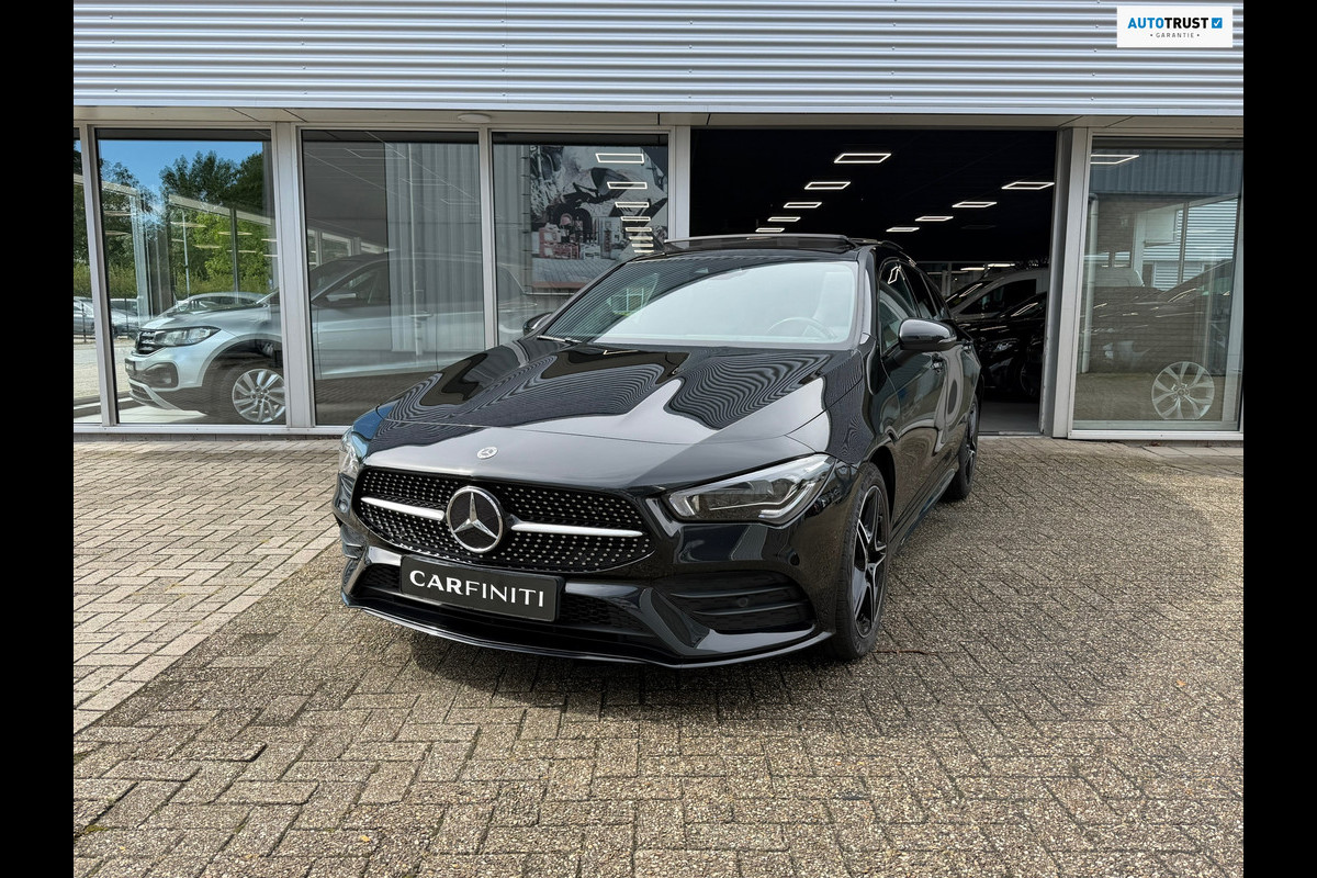 Mercedes-Benz CLA-Klasse Shooting Brake 250 e AMG LINE SOH 92% |Panoramadak| Navi| Cruise| Sfeerverlichting | zwarte hemel.
