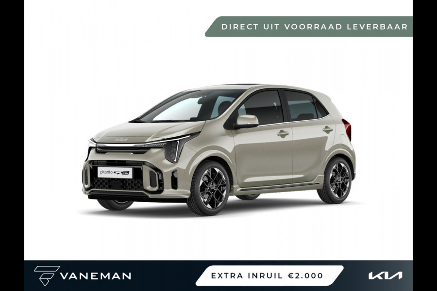 Kia Picanto 1.0 GDi GT-Line | Direct leverbaar uit voorraad