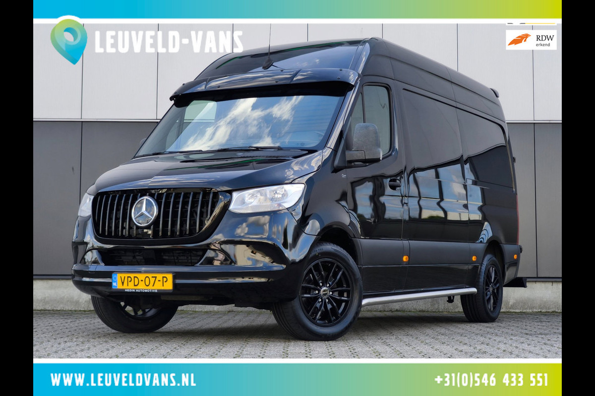 Mercedes-Benz Sprinter 316 RWD AUTOMAAT CRUISE CLIMA 2800KG TREKHAAK CAMERA STOELVERWARMING L2H2 BLACK EDITION