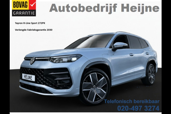 Volkswagen Tayron 1.5 eHybrid 272PK DSG R-LINE SPORT HARMAN-KARDON/360° CAMERA/TREKHAAK FABRIEKSGARANTIE TOT 2030
