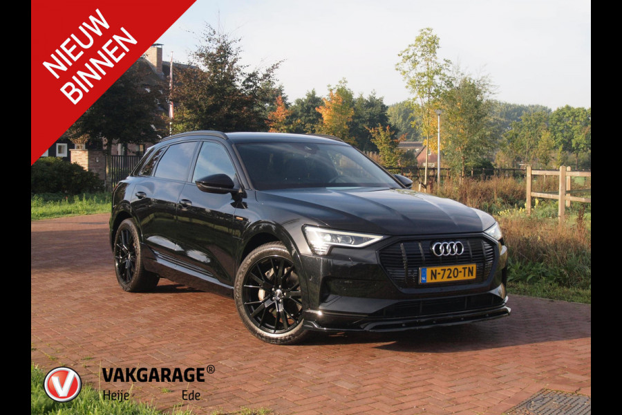 Audi e-tron 55 quattro Advanced edition Plus 95 kWh | Black Optic Pakket | Maxton Spoiler | Camera | Sfeerverlichting | NL-Auto |