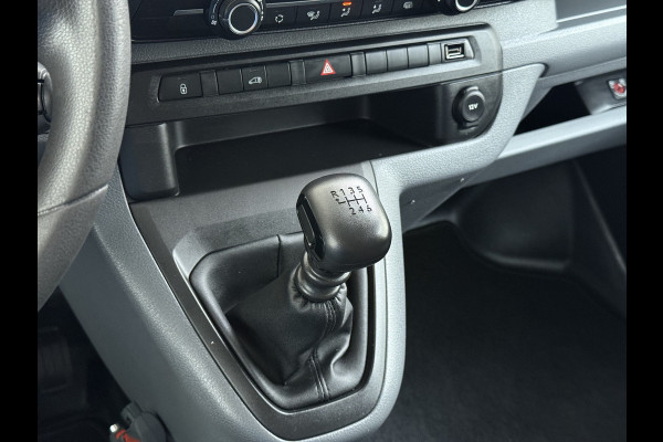 Peugeot Expert 2.0HDI 123PK Imperiaal 3-Persoons Trekhaak Airco Apple Carplay Android Auto Navi* Bluetooth Pdc Cruise Control Regen-Lichtsensor Schuifdeur Betonplex Vloer Wandbetimmering 2.500KG Trekgewicht 1e Eigenaar Originele Nederlandse Auto
