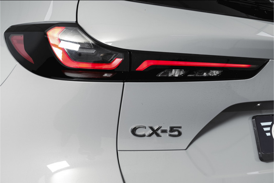 Mazda CX-5 2.5 E-SKYACTIV G 141 M HYBRID Homura | S/K-Panodak | Dig. Cockpit | Adapt. Cruise | Stoelventilatie+verw. | Leder | 360 Camera | NAV + App. Connect | ECC | Elek. Klep | Bose | LM 19" | 2089