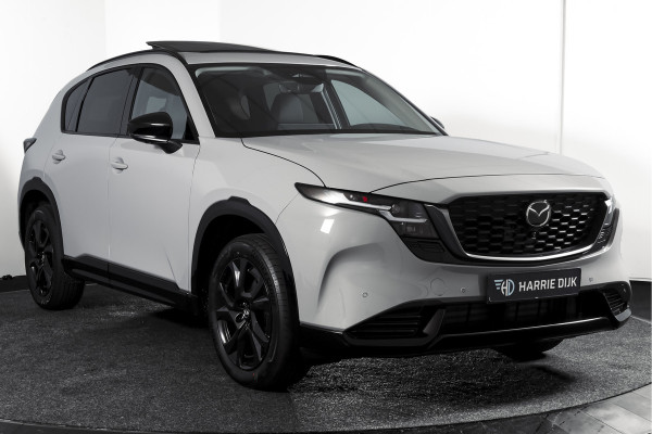 Mazda CX-5 2.5 E-SKYACTIV G 141 M HYBRID Homura | S/K-Panodak | Dig. Cockpit | Adapt. Cruise | Stoelventilatie+verw. | Leder | 360 Camera | NAV + App. Connect | ECC | Elek. Klep | Bose | LM 19" | 2089