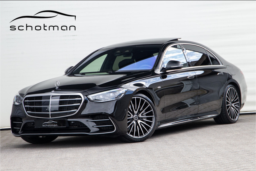 Mercedes-Benz S-Klasse 580 e 4MATIC Lang AMG Premium Plus, Business Class, Burmester 4D, 4x Massage, Achterasbesturing, 2025