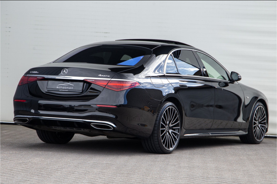 Mercedes-Benz S-Klasse 580 e 4MATIC Lang AMG Premium Plus, Business Class, Burmester 4D, 4x Massage, Achterasbesturing, 2025