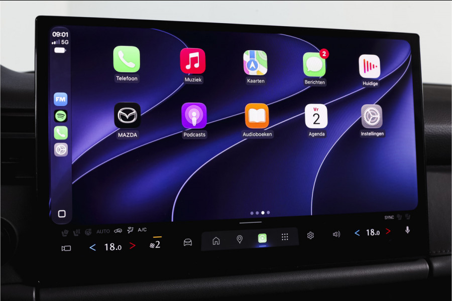 Mazda CX-5 2.5 E-SKYACTIV G 141 M HYBRID Homura | S/K-Panodak | Dig. Cockpit | Adapt. Cruise | Stoelventilatie+verw. | Leder | 360 Camera | NAV + App. Connect | ECC | Elek. Klep | Bose | LM 19" | 0234
