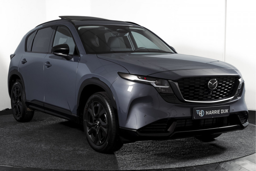 Mazda CX-5 2.5 E-SKYACTIV G 141 M HYBRID Homura | S/K-Panodak | Dig. Cockpit | Adapt. Cruise | Stoelventilatie+verw. | Leder | 360 Camera | NAV + App. Connect | ECC | Elek. Klep | Bose | LM 19" | 0234