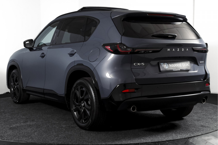 Mazda CX-5 2.5 E-SKYACTIV G 141 M HYBRID Homura | S/K-Panodak | Dig. Cockpit | Adapt. Cruise | Stoelventilatie+verw. | Leder | 360 Camera | NAV + App. Connect | ECC | Elek. Klep | Bose | LM 19" | 0307