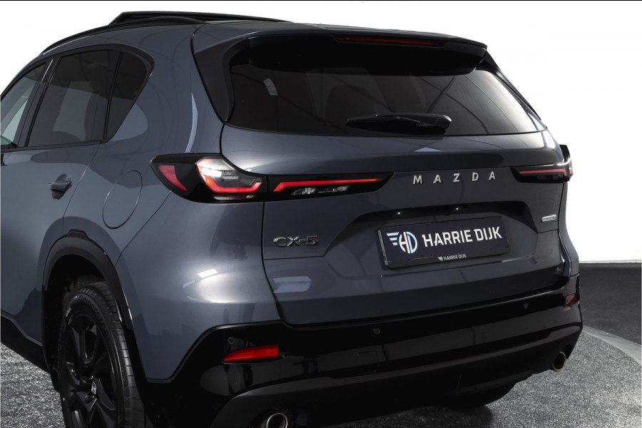 Mazda CX-5 2.5 E-SKYACTIV G 141 M HYBRID Homura | S/K-Panodak | Dig. Cockpit | Adapt. Cruise | Stoelventilatie+verw. | Leder | 360 Camera | NAV + App. Connect | ECC | Elek. Klep | Bose | LM 19" | 0307