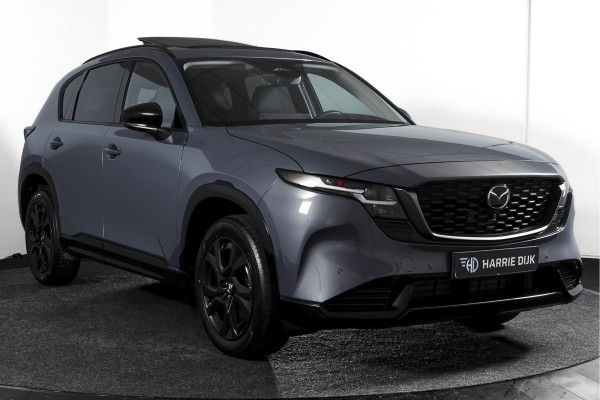 Mazda CX-5 2.5 E-SKYACTIV G 141 M HYBRID Homura | S/K-Panodak | Dig. Cockpit | Adapt. Cruise | Stoelventilatie+verw. | Leder | 360 Camera | NAV + App. Connect | ECC | Elek. Klep | Bose | LM 19" | 0307