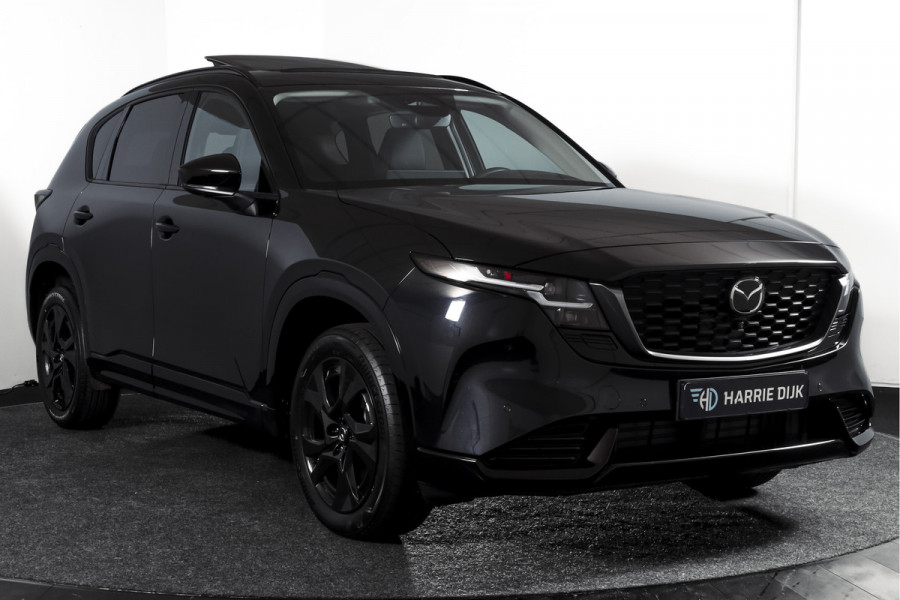 Mazda CX-5 2.5 E-SKYACTIV G 141 M HYBRID Homura | S/K-Panodak | Dig. Cockpit | Adapt. Cruise | Stoelventilatie+verw. | Leder | 360 Camera | NAV + App. Connect | ECC | Elek. Klep | Bose | LM 19" | 2552