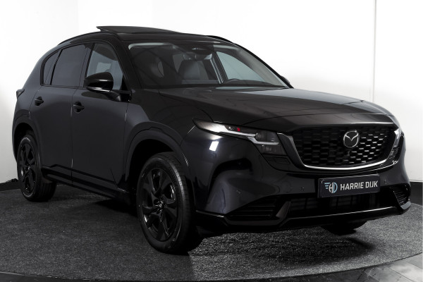 Mazda CX-5 2.5 E-SKYACTIV G 141 M HYBRID Homura | S/K-Panodak | Dig. Cockpit | Adapt. Cruise | Stoelventilatie+verw. | Leder | 360 Camera | NAV + App. Connect | ECC | Elek. Klep | Bose | LM 19" | 2552