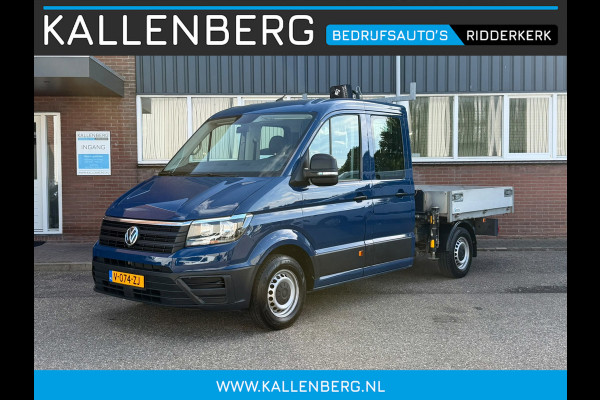 Volkswagen Crafter 35 2.0 TDI Pickup / DC / HIAB Kraan / Trekhaak 6 persoons