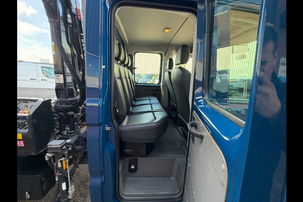 Volkswagen Crafter 35 2.0 TDI Pickup / DC / HIAB Kraan / Trekhaak 6 persoons