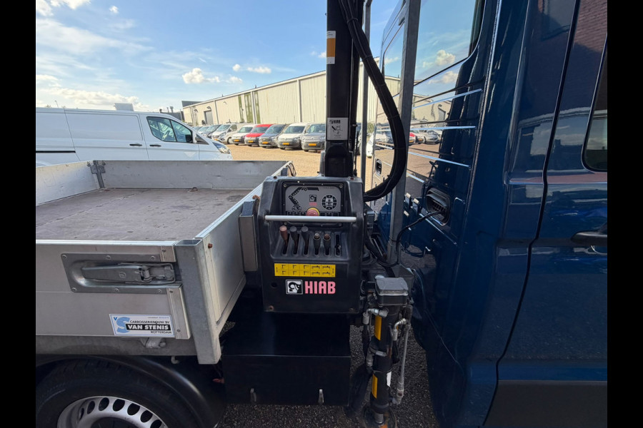 Volkswagen Crafter 35 2.0 TDI Pickup / DC / HIAB Kraan / Trekhaak 6 persoons