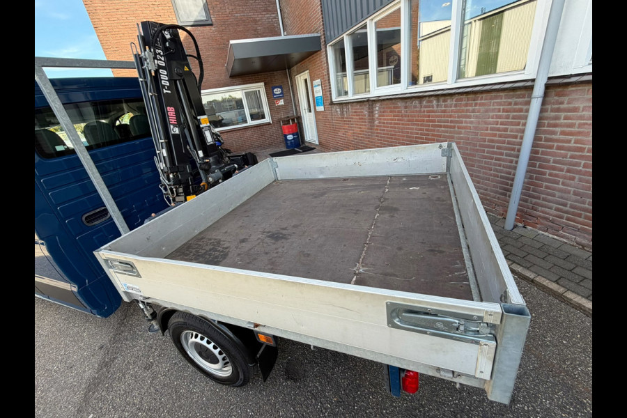 Volkswagen Crafter 35 2.0 TDI Pickup / DC / HIAB Kraan / Trekhaak 6 persoons