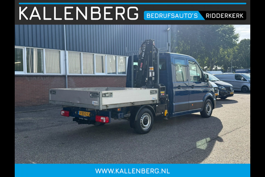 Volkswagen Crafter 35 2.0 TDI Pickup / DC / HIAB Kraan / Trekhaak / 6 persoons